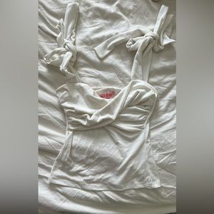 verge girl tie strap tank